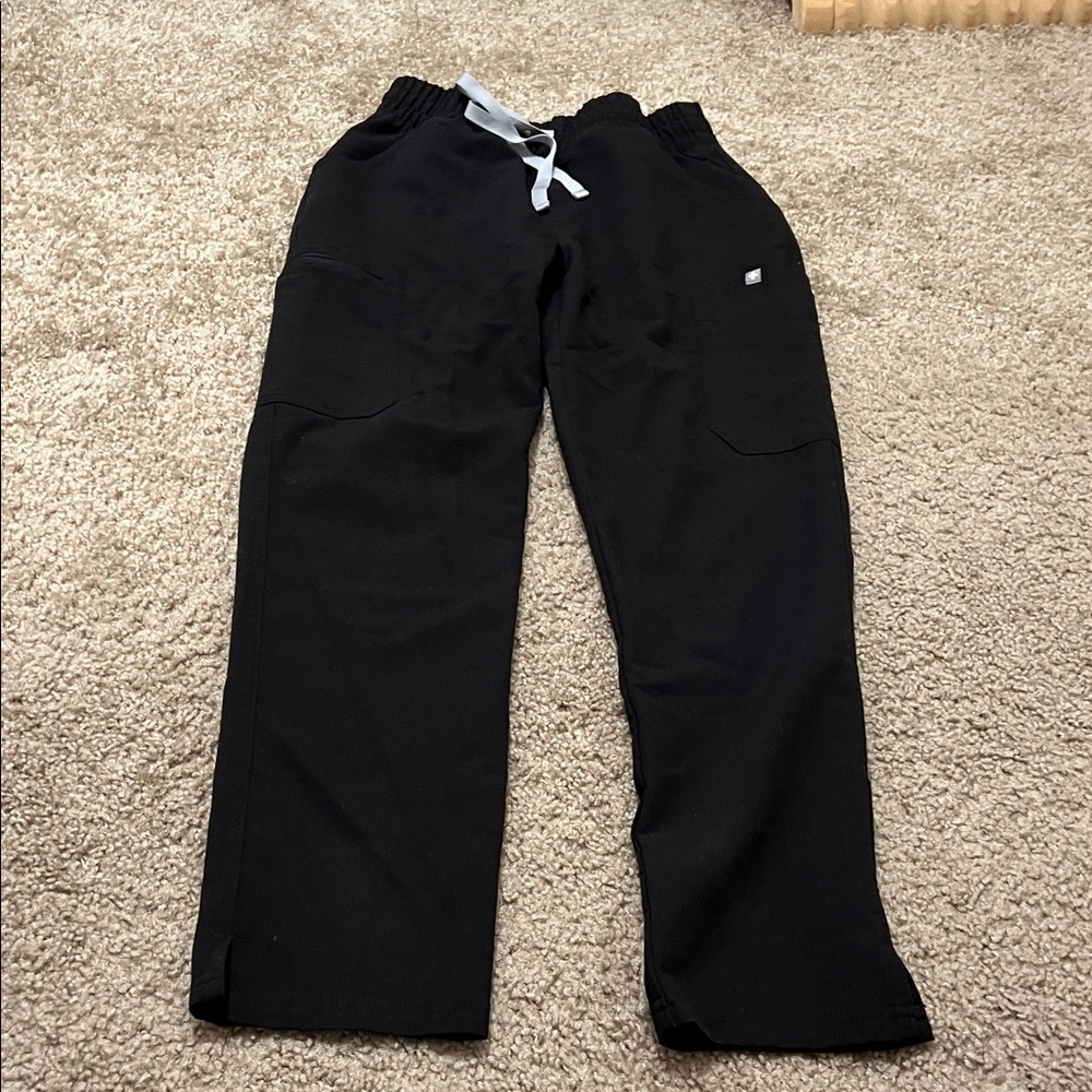 Figs yola skinny scrub black Pants